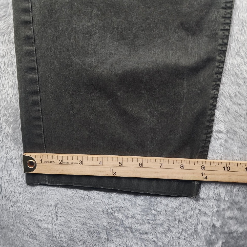7 Diamonds Infinity Pants Mens 36x32 Green Canvas Straight Leg Chino Golf Casual - Picture 2 of 10